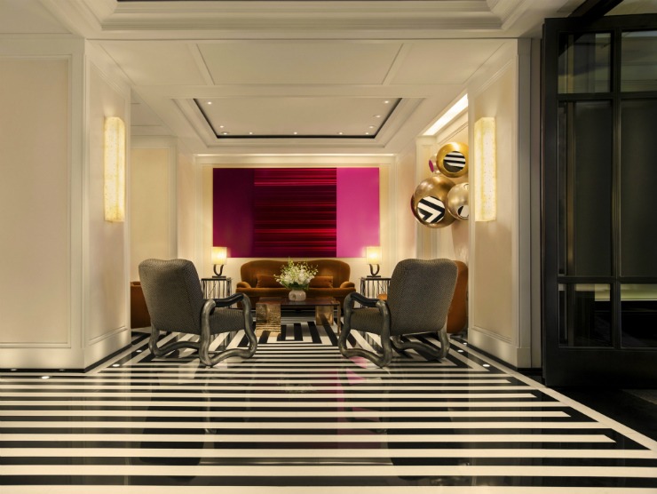 Top Interior Designers | Jacques Grange -gallery-project-the-mark-hotel-lounge-new