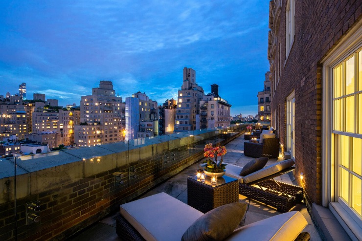 Top Interior Designers | Jacques Grange -gallery-project-the-mark-terrace-night