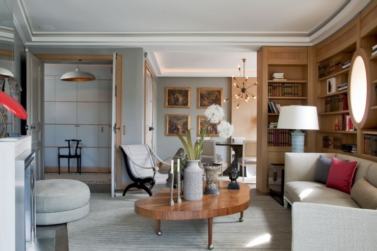 J.L. Deniot salon of the Boulevard Saint-Germain apartment