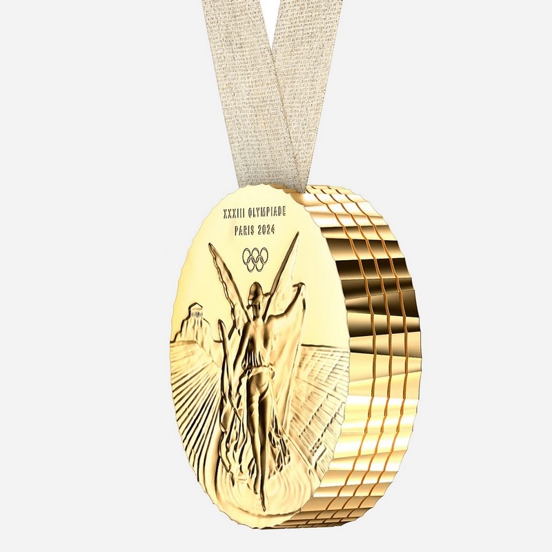 Philippe Starck's Paris 2024 Olympic Medals Are Designed to Be Shared ➤ Discover the season's newest designs and inspirations. Visit Best Interior Designers! #bestinteriordesigners #topinteriordesigners #PhilippeStarck #Paris2024 #OlympicMedals @BestID