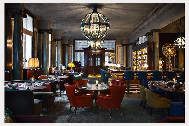 Rosewood Bar London by Martin Brudnizki Design Studio