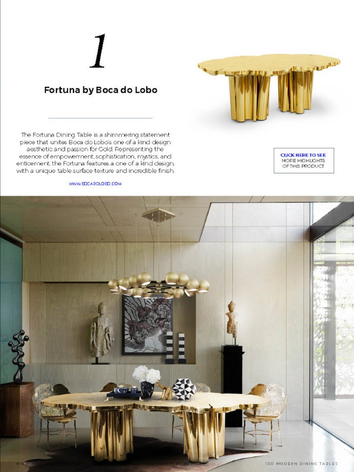 [Free eBook] 60 Modern Dining Tables Ideas to inspire you➤ Discover the season's newest designs and inspirations. Visit us at www.bestinteriordesigners.eu #bestinteriordesigners #topinteriordesigners #bestdesignprojects @BestID