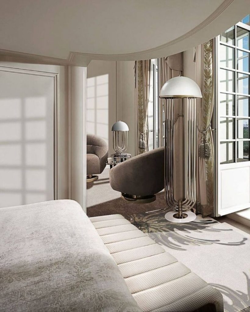Modern bedroom in neutral colors