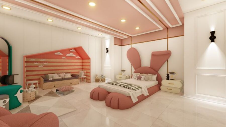 kids bedroom neutral colours