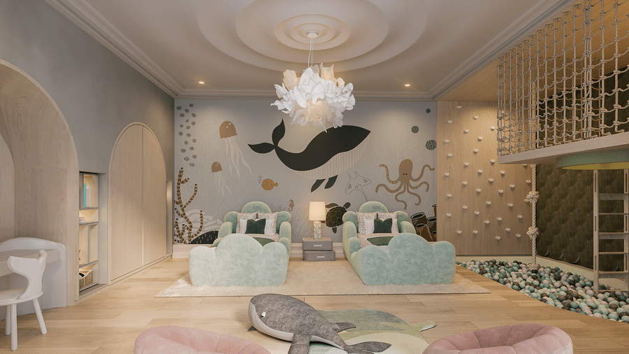 two beds kids bedroom nature inspired kids bedroom