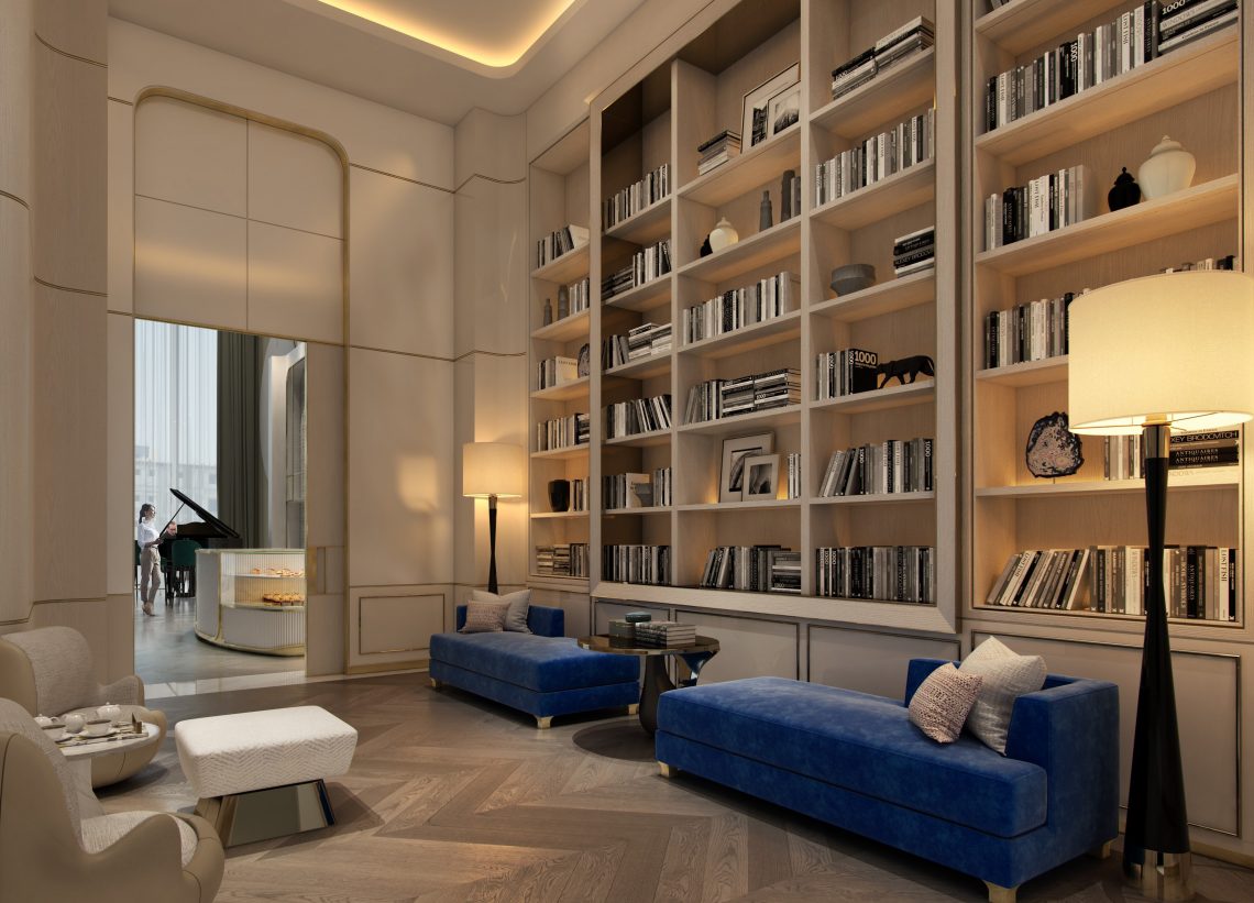 Hotel Library Lounge