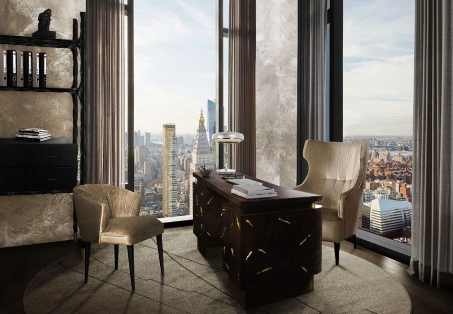 Modern Classic Interior Design: luxurious office