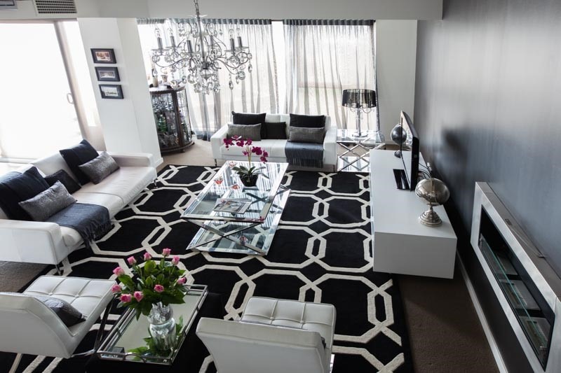 living room designed by Grace Interior Designs