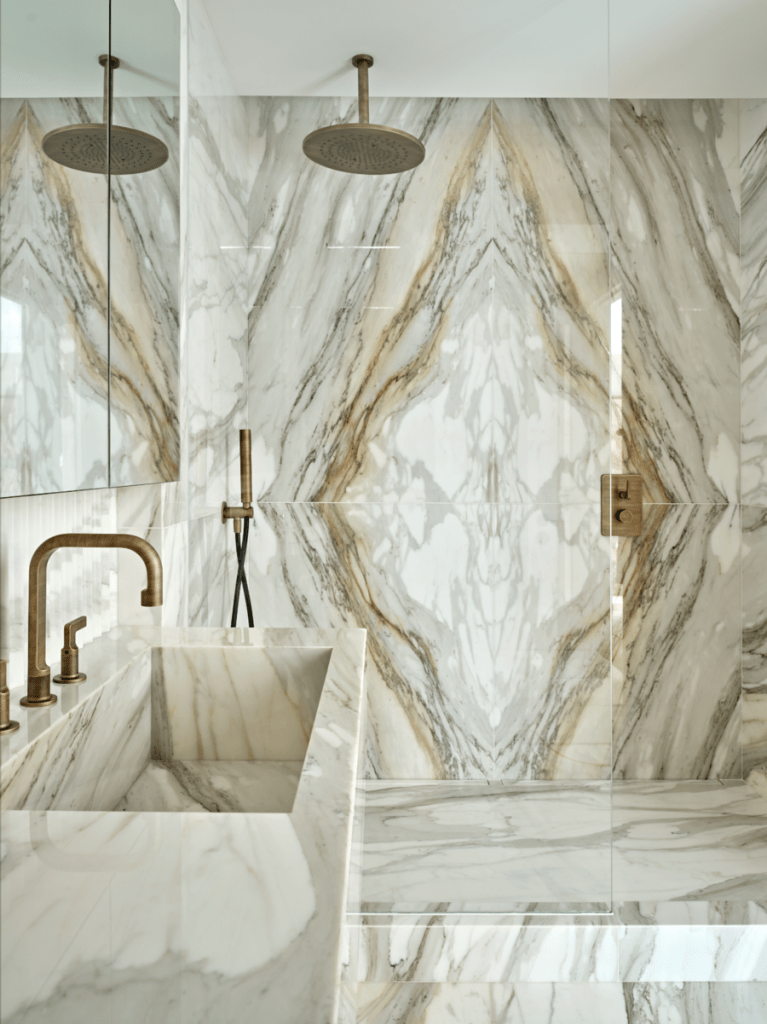 marble light bathroom