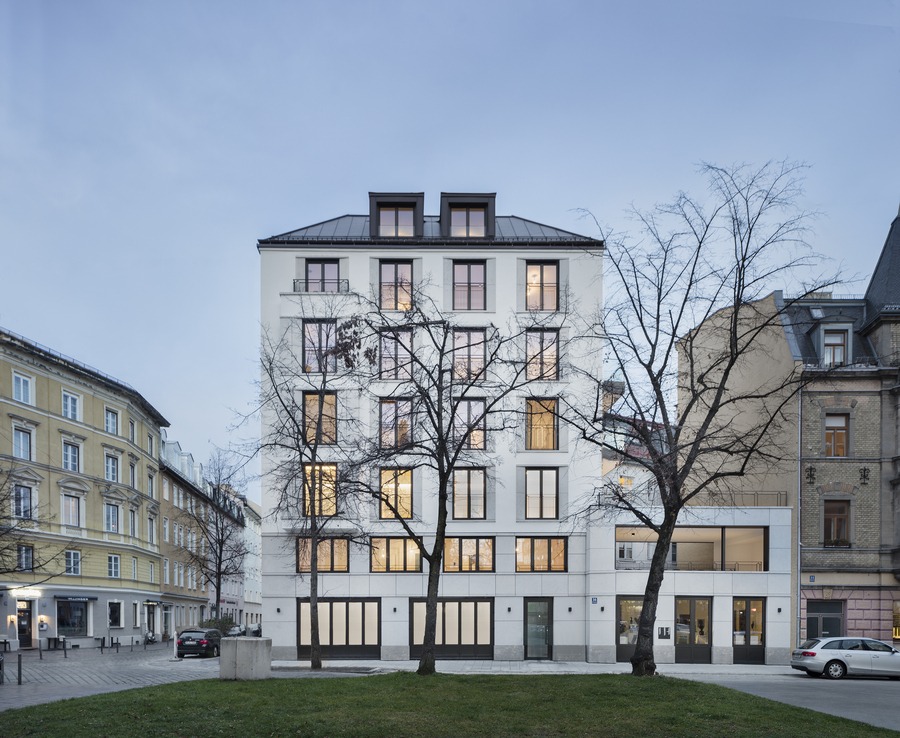 Landau+Kindelbacher Architekten, Wohnhaus St. Anna Straße, München