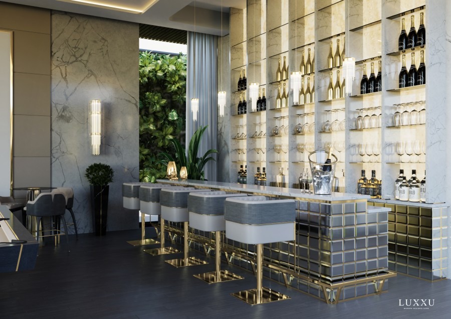 Luxurious Home Bar By Luxxu