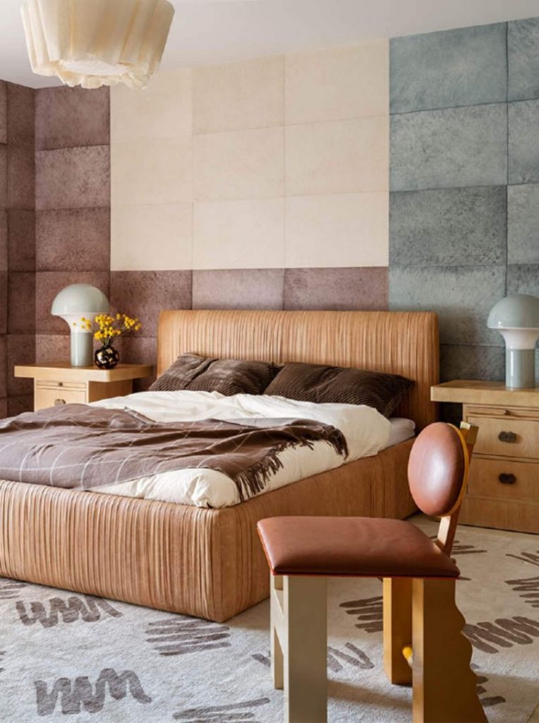 Modern bedroom Design By Kelly Wearstler