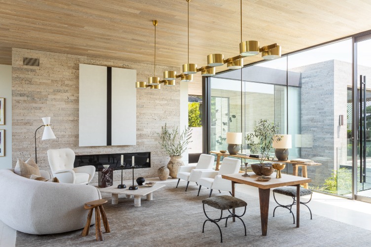Beautiful Neutral Living Room BY Nate Berkus