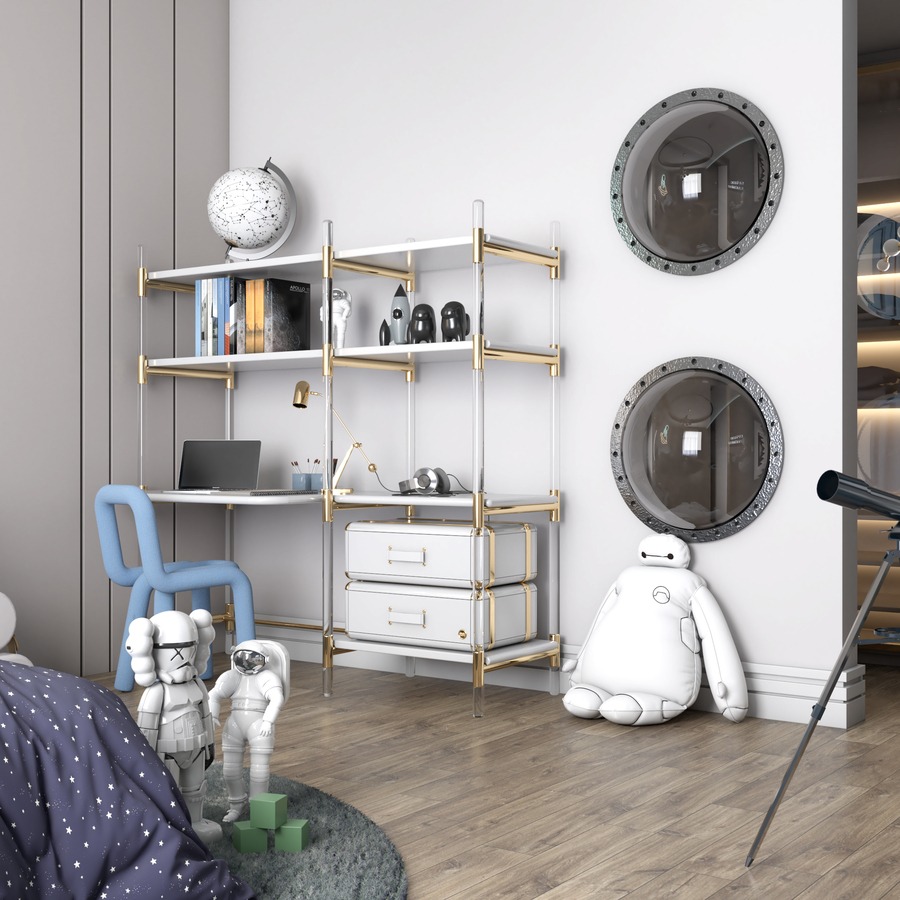 Nasa astronaut theme kids room