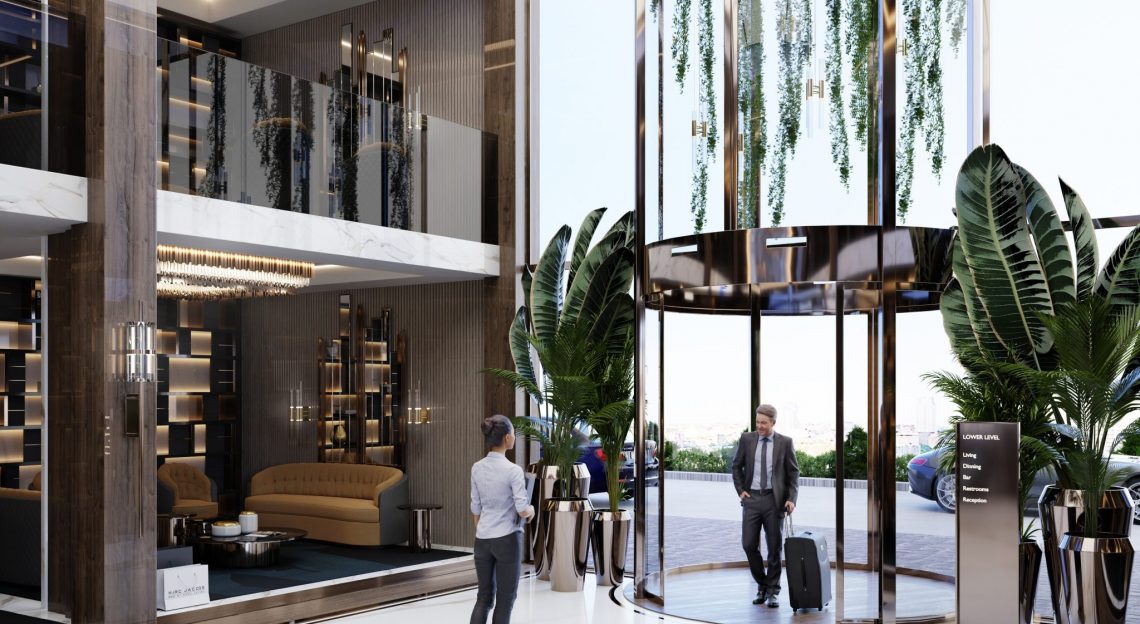 entrance hotel luxury Opulent Hospitality Design – A Luxurious Sydney Hotel Décor By Luxxu