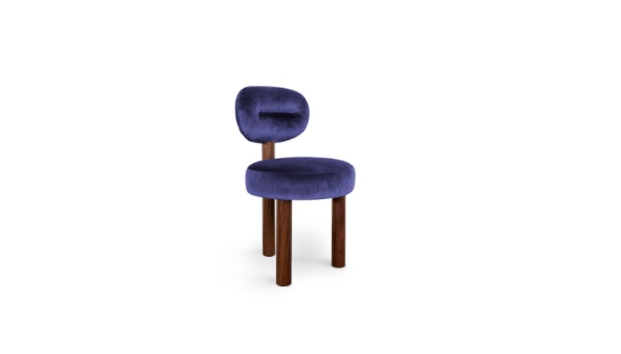 dining Chair in Very peri Pantone 2022 Color of the year