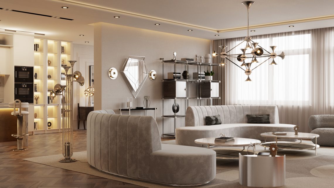 Neutral Living Room Design Delightful
