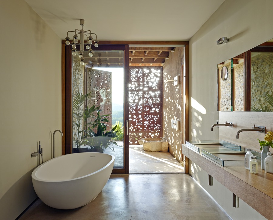zest architecture villa bathroom