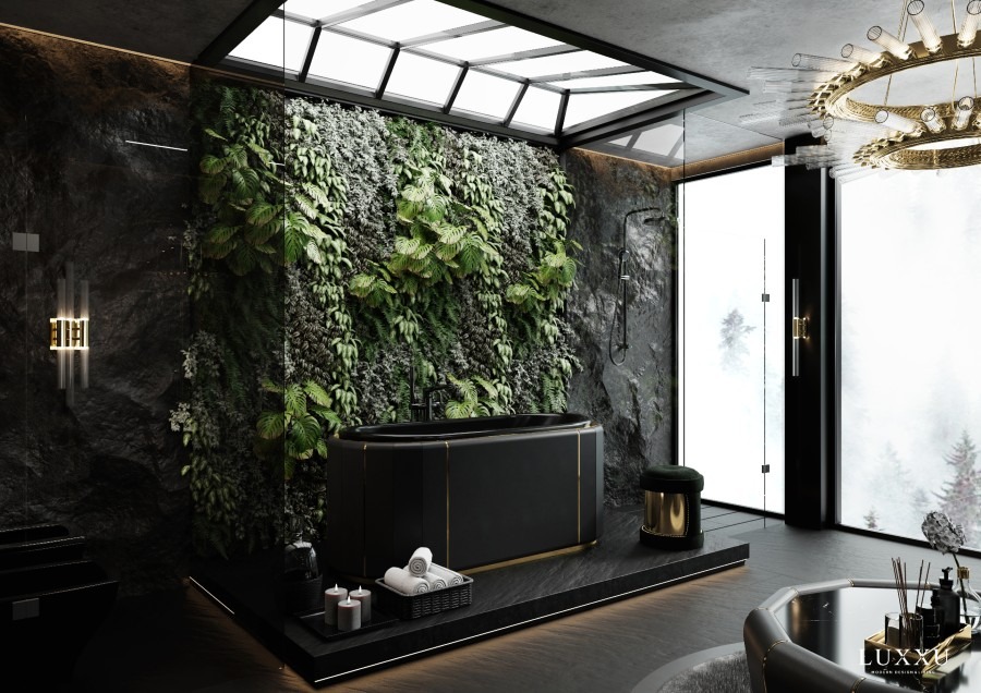 Black Retreat-Like Bathrooms Luxxu