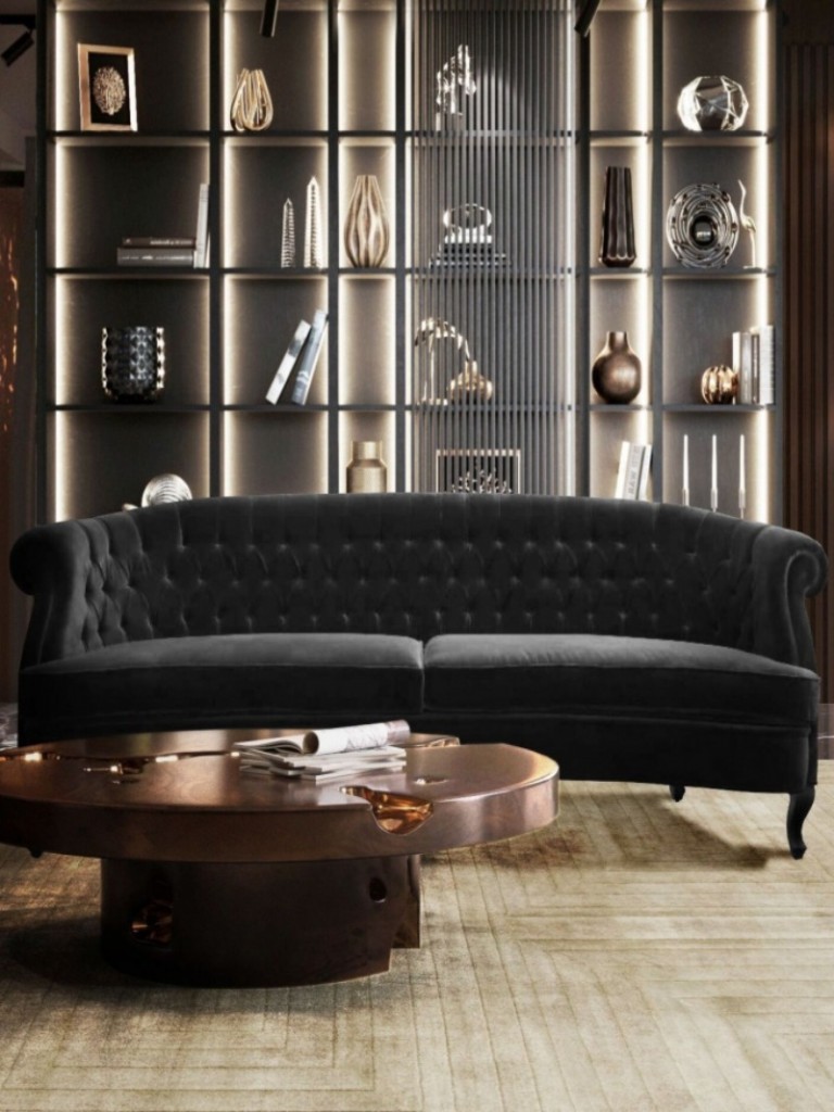 Black Sofa Living Room