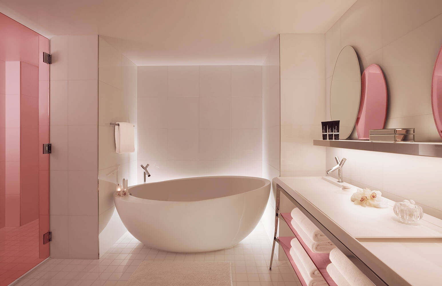 White Bathroom By Philippe Starck