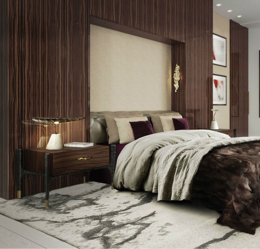 Brown luxury bedroom
