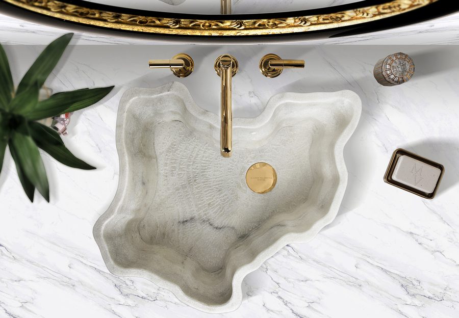 maison valentina marble vessel sink