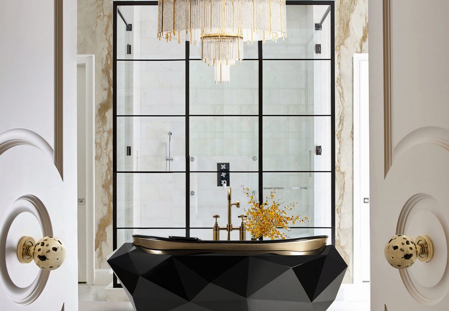 BLACK DIAMOND BATHTUB White Bathrooms: A Soothing And Relaxing Retreat