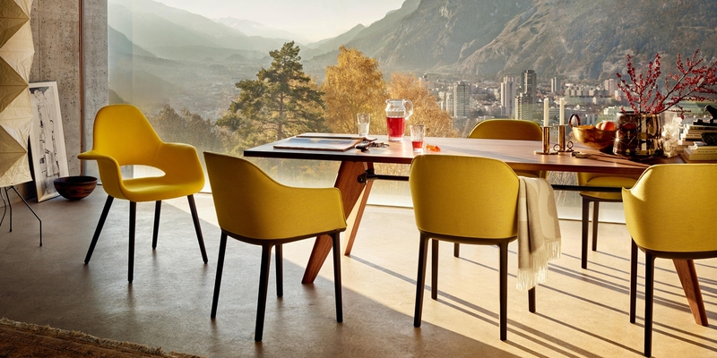 Vitra Living Room With Yellow Tones