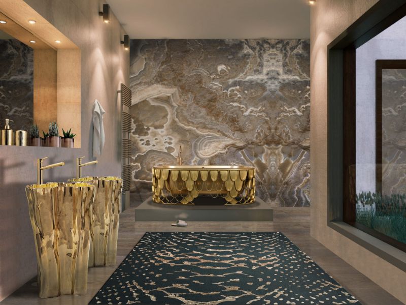 Golden Bathroom