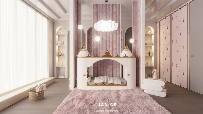 Elegant Girl’s Bedroom In Partnership With Janice Lunes