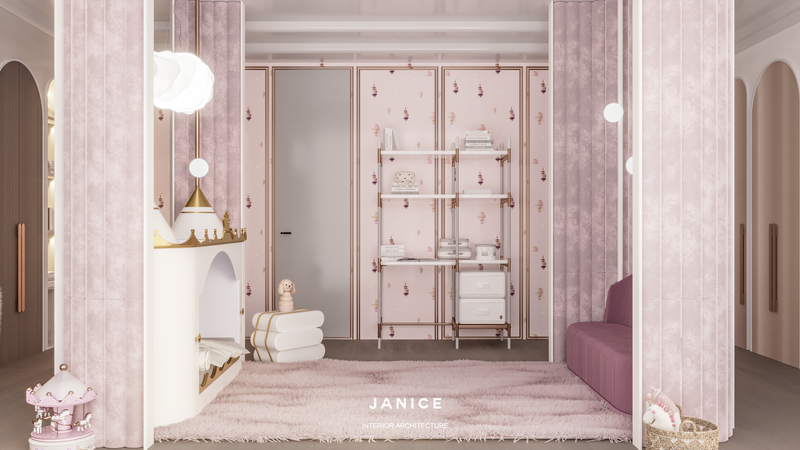 Elegant Girl’s Bedroom In Partnership With Janice Lunes