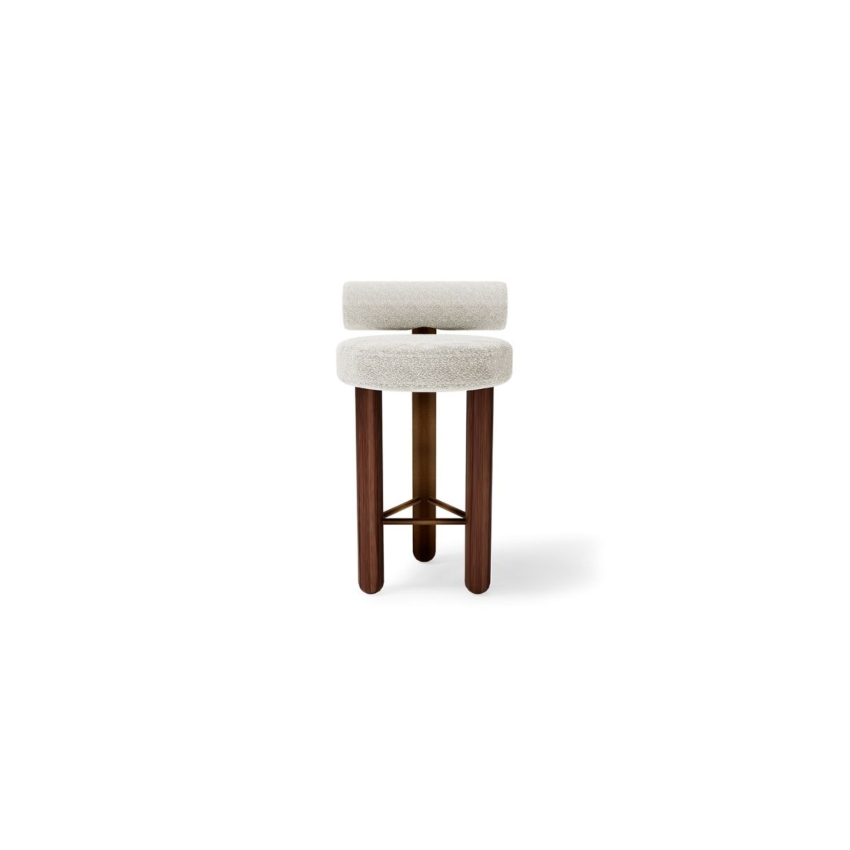 bar chair with white tones