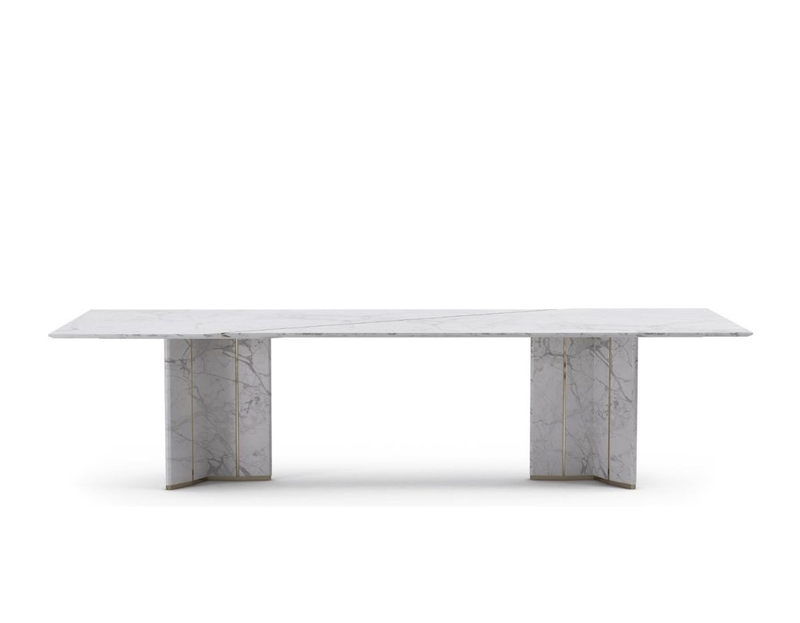algerone rectangular dining table luxxu 1