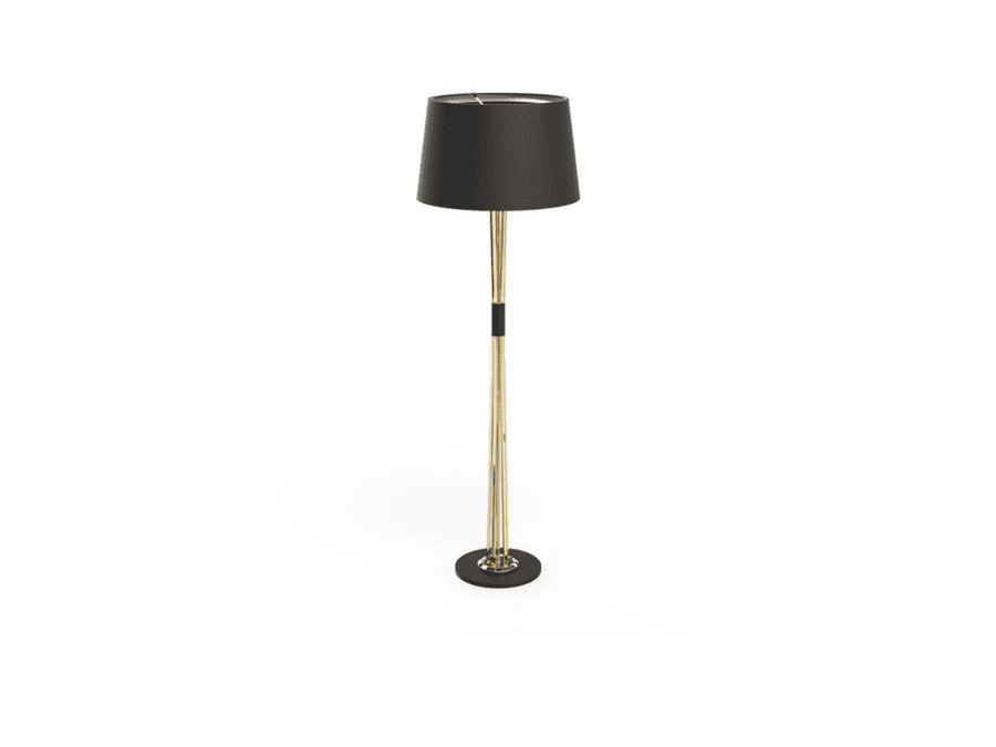 luxury mid-century modern floor lamp