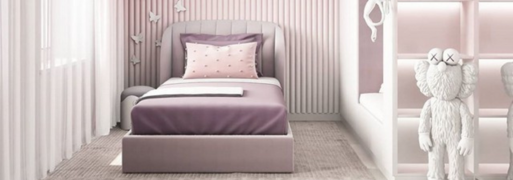Modern Girls' Bedroom by Interior Designer Julia Vin