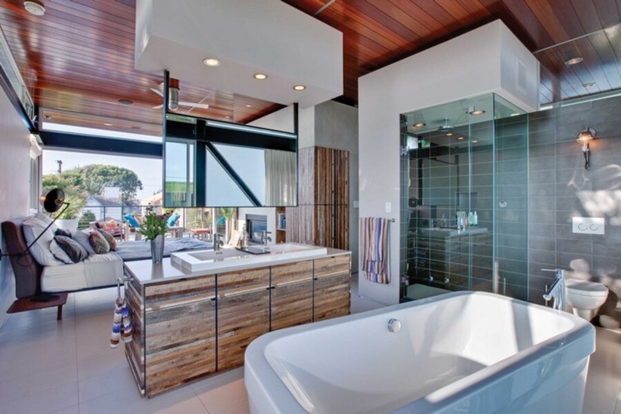 Incredible Open Bathroom Concept for Master Bedroom