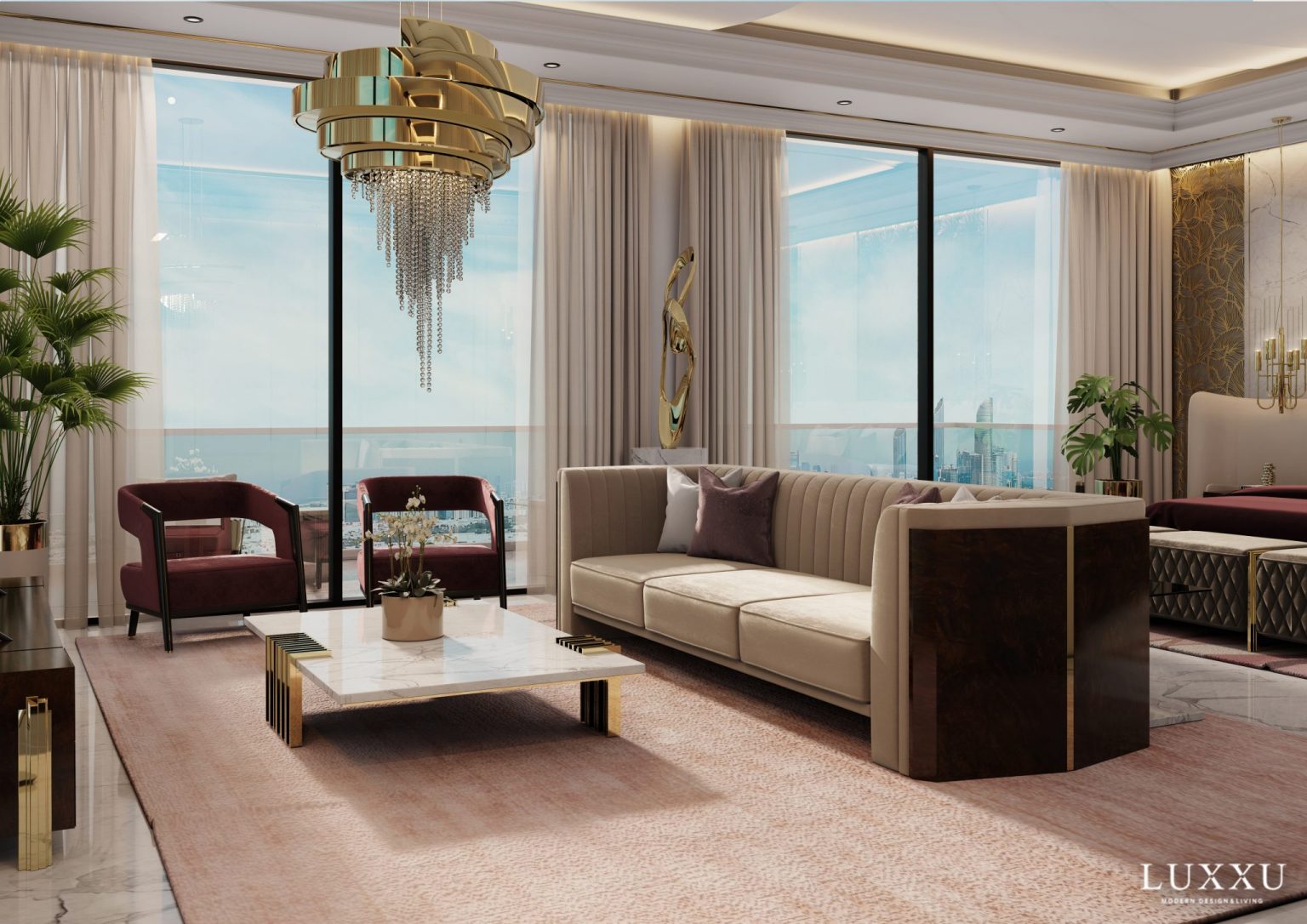 Photo inspiration: Picture Idea: Luxurious Penthouses Le Grand Penthouse In Abu Dhabi