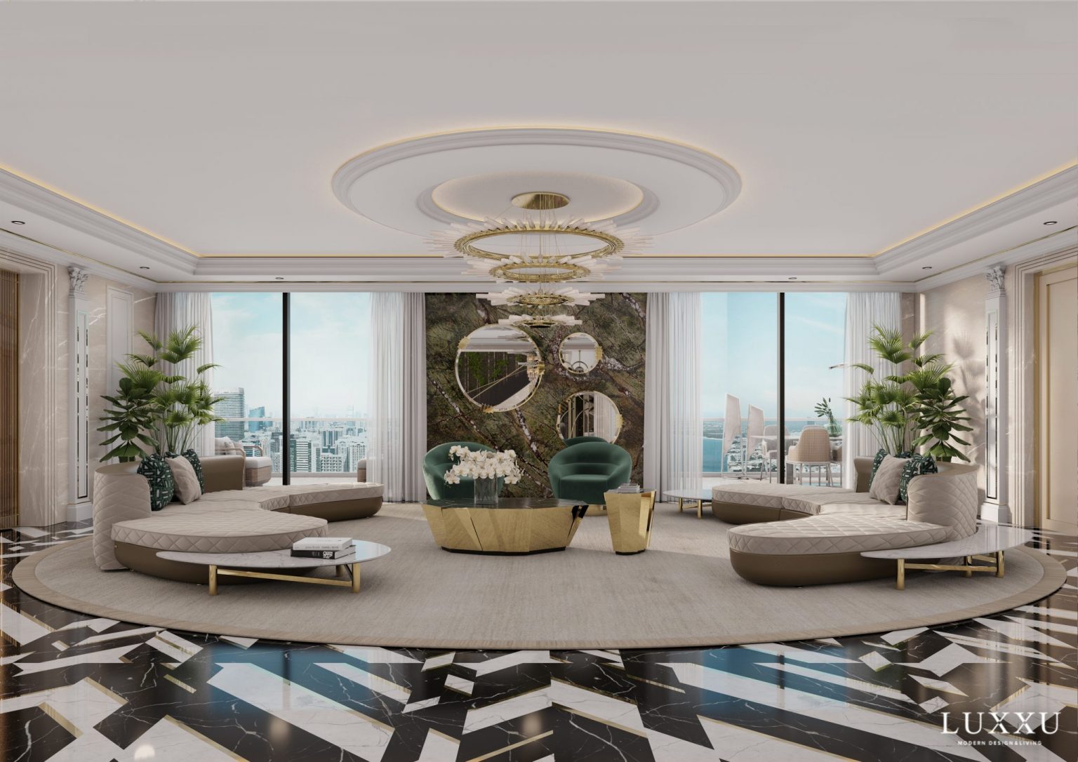 Curated visual reference: Luxurious Penthouses Le Grand Penthouse In Abu Dhabi Photo Inspiration